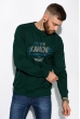 Свитшот в стиле Casual 157P1506 зеленый