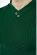 Пуловер декорированный пуговицами 11P807 зеленый