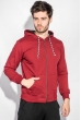 Кофта мужская с капюшоном 423F001-1 бордо