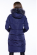 Женская куртка с мехом на карманах 120PSKL2089 чернильный