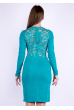 Платье бирюзовое 265P9434-1 бирюзовый