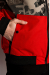 Куртка с милитари принтом 120POB21013 милитари / красный