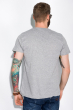 Стильная мужская футболка 148P113-16 светло-серый / меланж