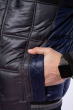 Куртка мужская  на резинке  157P014 серо-синий