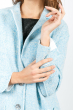 Пальто женское стильное 37P005 голубой