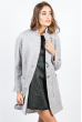 Пальто женское стильное 37P005 серый