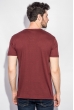 Футболка мужская стильные оттенки 168F034 бордо