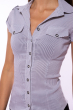 Рубашка женская 118P381 бело-серый