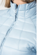 Куртка женская демисезонная, на молнии 191V004 бледно-голубой
