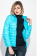 Куртка женская демисезонная, на молнии 191V004 голубой Куртка женская демисезонная, на молнии 191V004 голубой