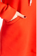 Платье спортивное на флисе 120POI19076 красный