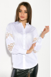Рубашка женская, рукава Фонарик  87PV208 белый