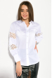 Рубашка женская, рукава Фонарик  87PV208 белый