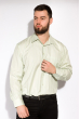 Классическая рубашка в полоску 120PAR104 оливковый