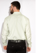 Классическая рубашка в полоску 120PAR104 оливковый
