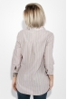 Блузка женская в вертикальную полоску 64PD2901 беж-белый