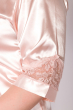 Комплект (ночная рубашка и халат) женский 124P004-1 пудровый