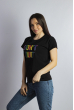 Футболка женская черная 85F594 черный