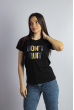 Футболка женская черная 85F594 черный