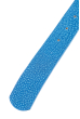 Ремень женский с резьбой на классической пряжке 08P114 светло-синий