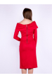 Платье красное 265P084 красный