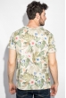 Футболка мужская летний принт 429F002-1 цветочный принт