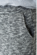 Брюки женские на резинке, утепленные, с карманами 207V001 грифельно-белый