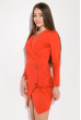 Платье женское декорированное пуговицами 83P1290 красный