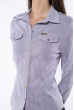 Рубашка женская 118P275-2 бело-серый