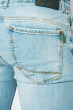 Джинсы мужские светлые потертые 421F003-3 голубой