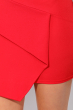 Платье женское приталенное, длина ассиметрия 74PD130 красный