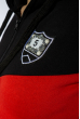 Спортивный костюм на флисе 118P2 черный / красный