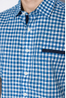 Рубашка 120PAR394 бело-голубой