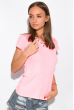 Футболка женская на шнуровке 32P0328 розовый неон