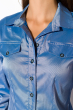 Рубашка женская приталенного покроя 118P006 голубой