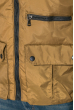 Куртка мужская удлиненная 181V001 темно-горчичный