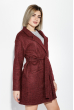 Пальто женское с большими карманами 64PD3041-7 бордо