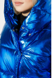 Куртка женская стильная с капюшоном 69P0980-1 электрик металлик