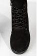 Замшевые ботинки женские 120PGM278 черный
