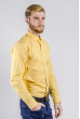 Рубашка мужская стильная 222F081 желтый