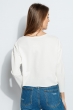 Джемпер женский укороченный 957K003 молочный