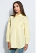 Рубашка женская удлиненная 960K001 лимонный