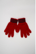 Комплект детский (для мальчика) шапка, шарф и перчатки 120PTEM53119 junior сине-красный