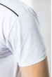 Футболка мужская с надписью на груди 81P2096 белый