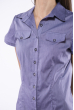 Рубашка женская 118P014-1 стальной
