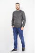 Стильный мужской свитер 85F040 серый