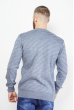 Стильный мужской свитер 85F040 бледно-голубой
