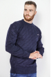 Стильный мужской свитер 85F040 темно-синий