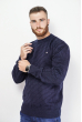 Стильный мужской свитер 85F040 темно-синий