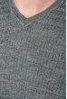 Пуловер мужской однотонный 50PD561 серый